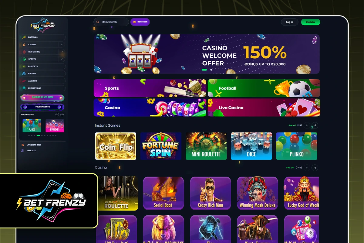 Bet Frenzy — original Capermint portfolio artwork