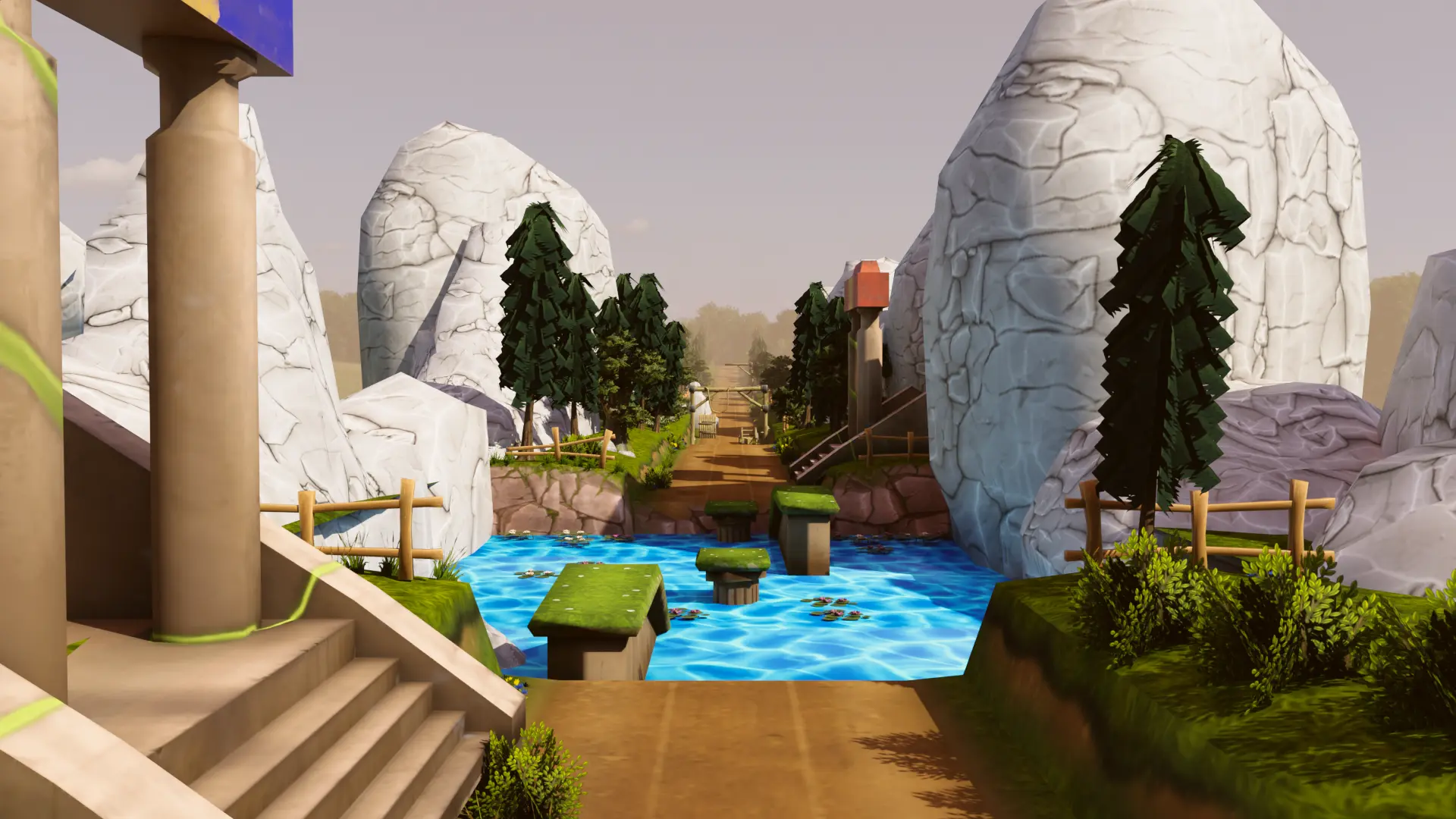 Forest Environment — original Capermint portfolio artwork