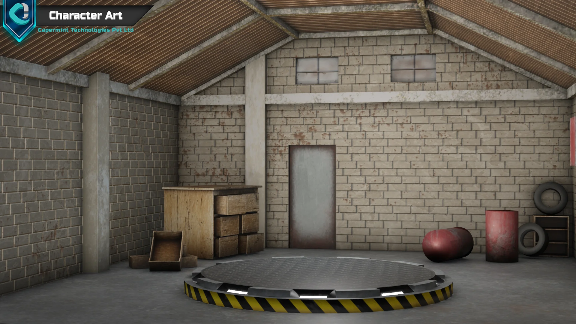 Garage Workshop — original Capermint portfolio artwork