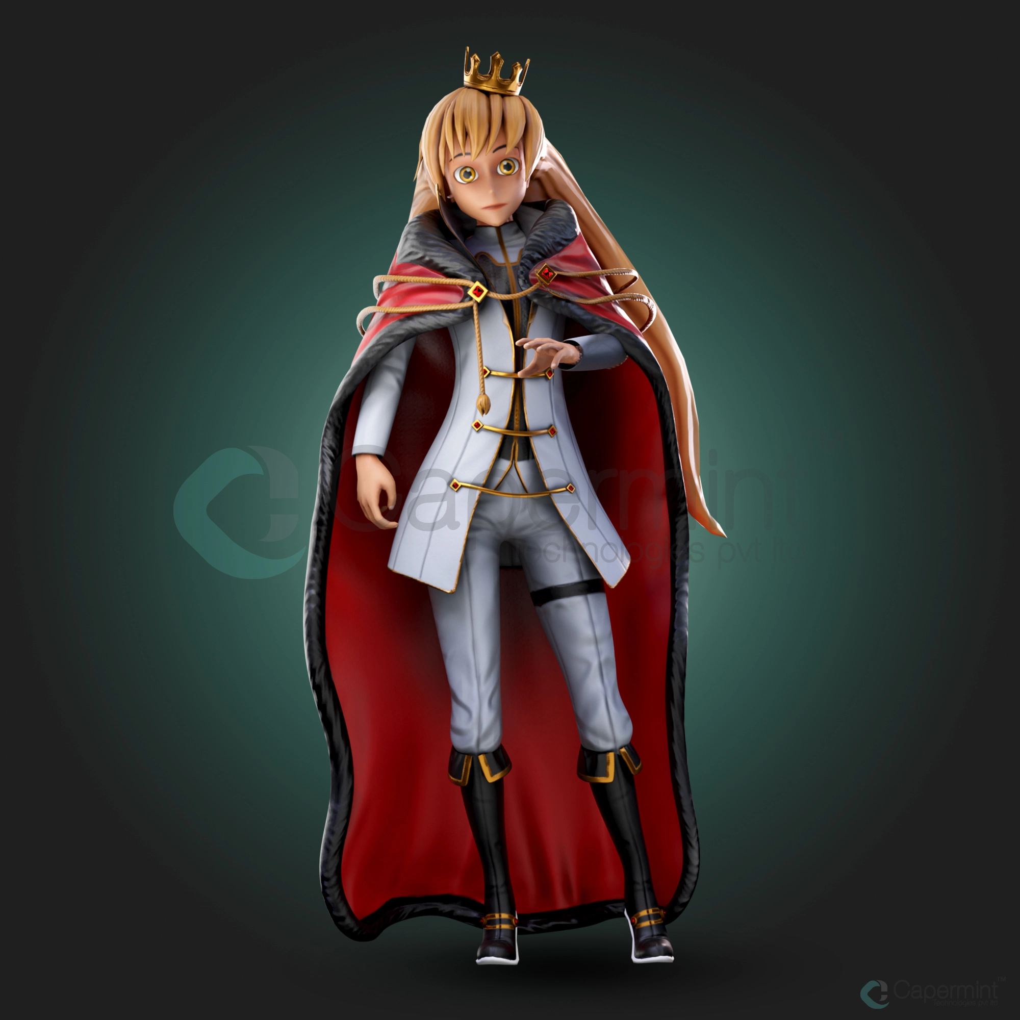 Gold King — original Capermint portfolio artwork