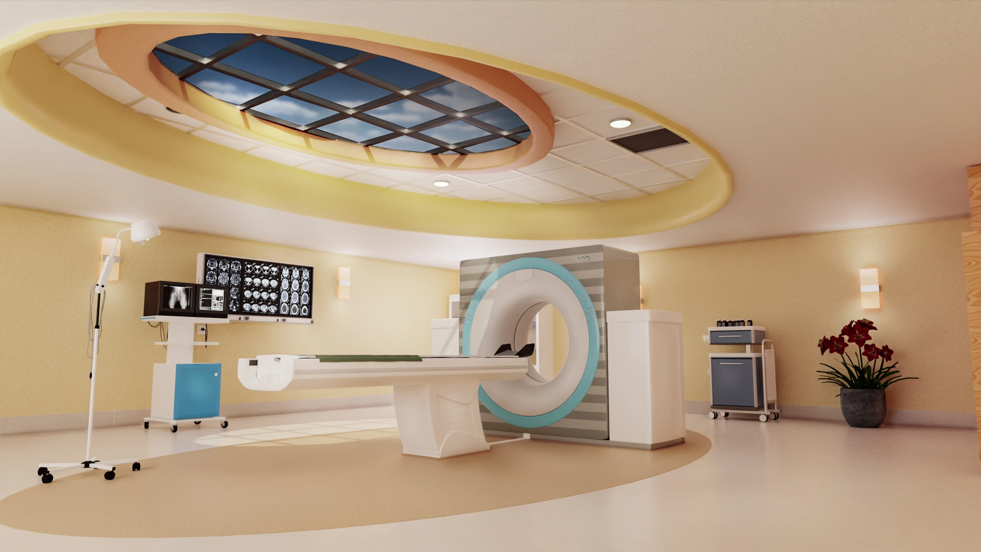 Hospital Interior — original Capermint portfolio artwork