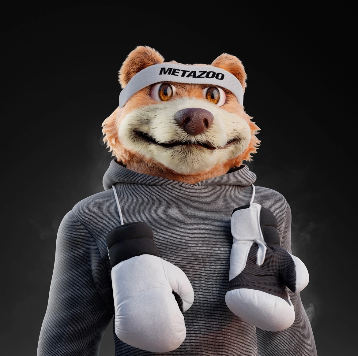 Boxing Bear — original Capermint portfolio artwork