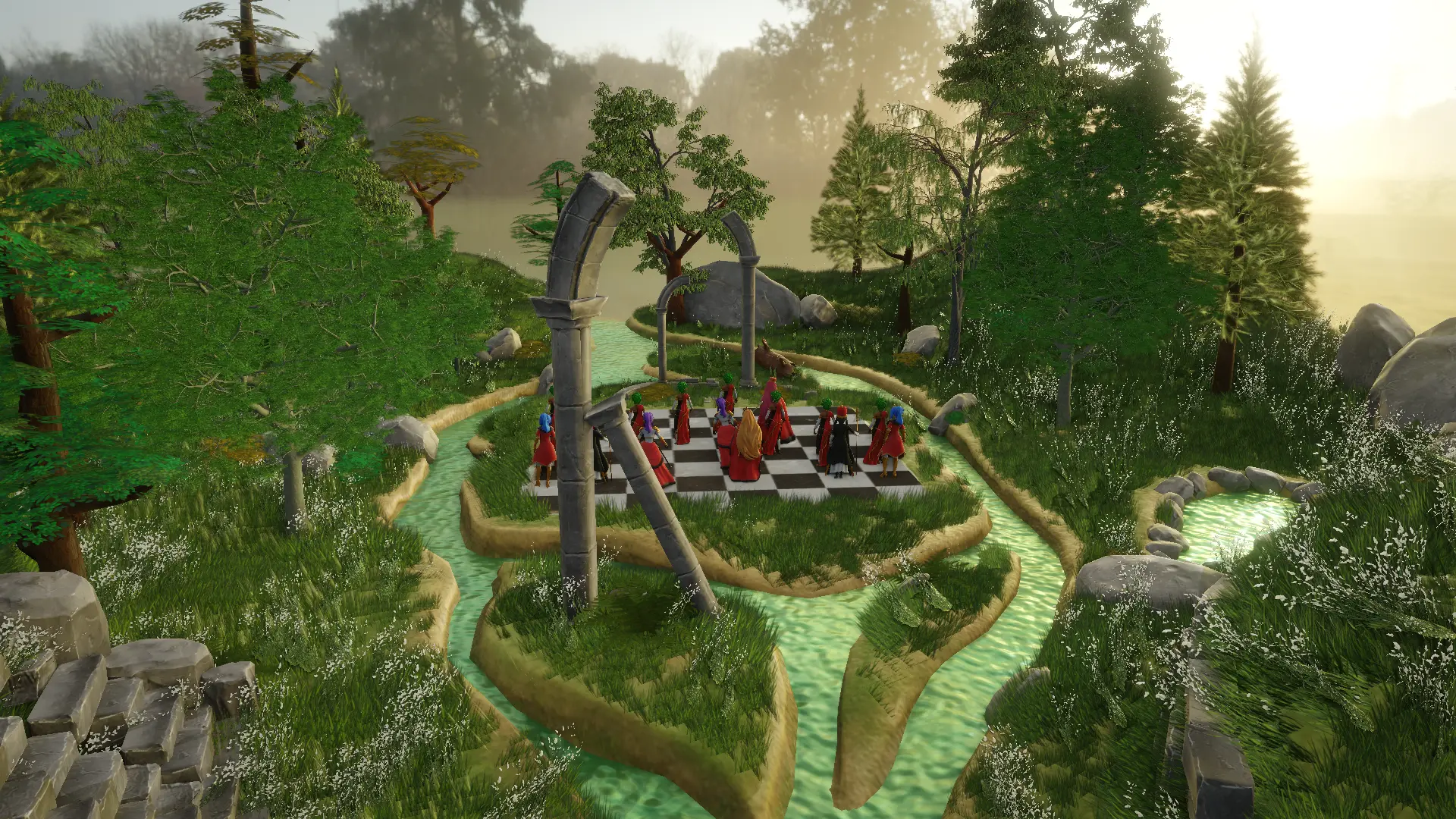 Forest Setting — original Capermint portfolio artwork