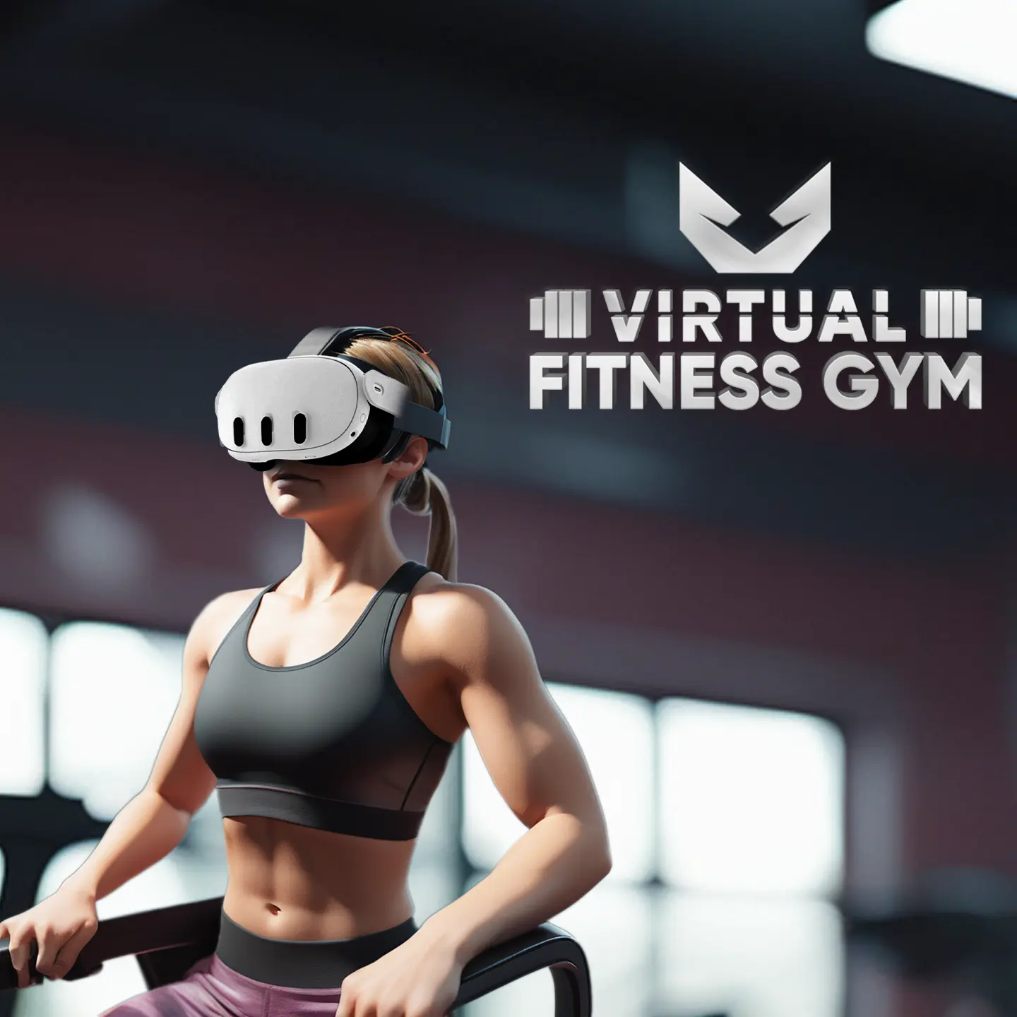Virtual Fitness Gym — original Capermint portfolio artwork