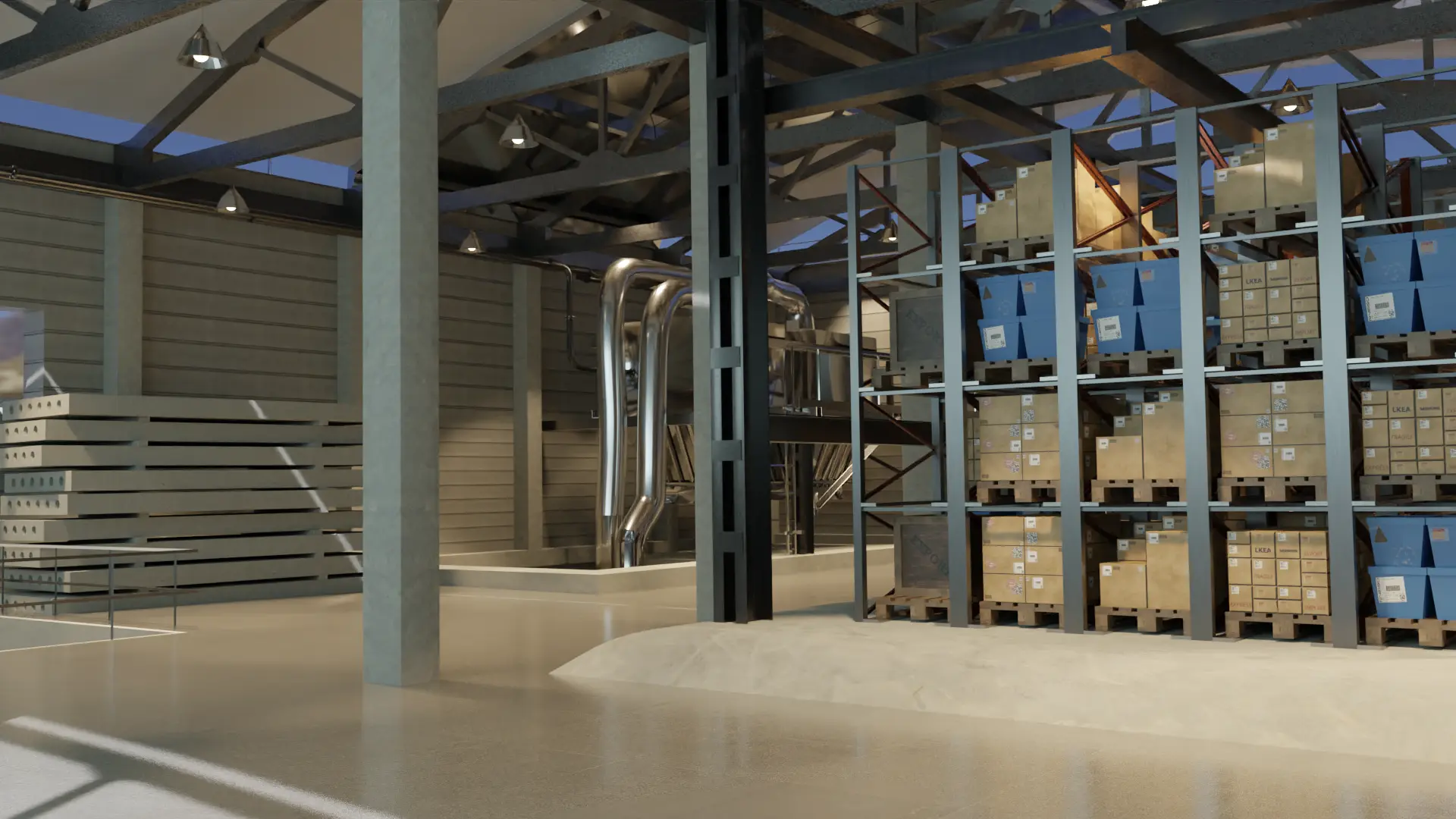 Industrial Environment — original Capermint portfolio artwork