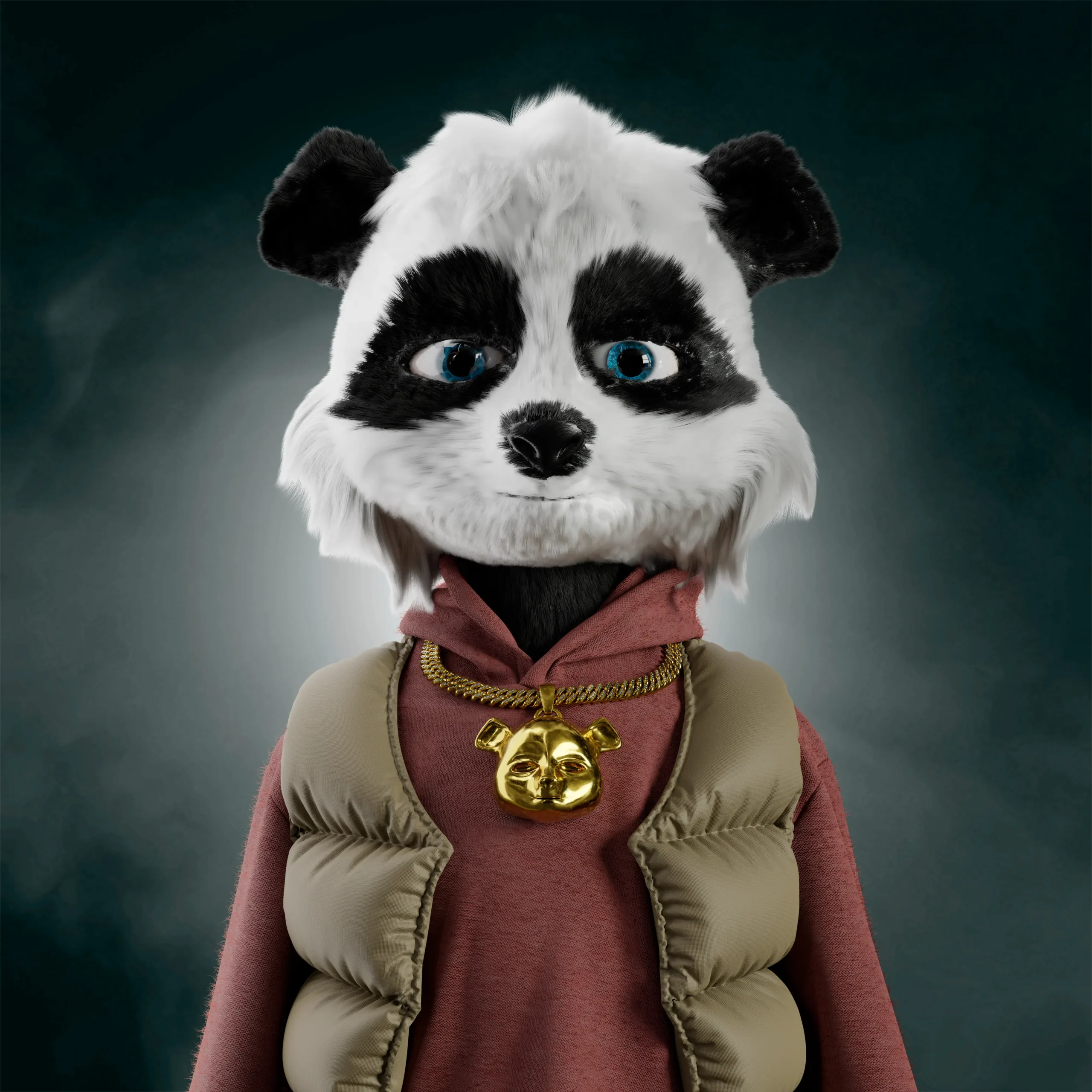 Panda Character — original Capermint portfolio artwork