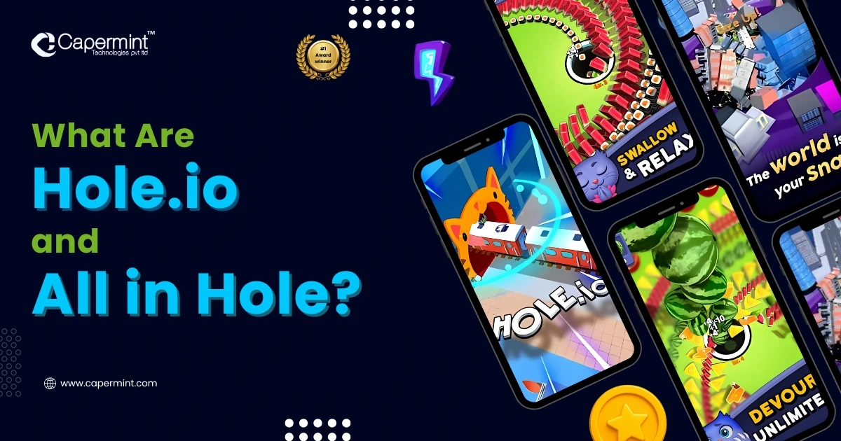 Overview of Hole.io and All in Hole games, explaining their gameplay mechanics and popularity in the multiplayer casual gaming category.