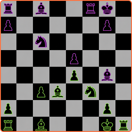 End Game Chess starting scenario 2 screen design
