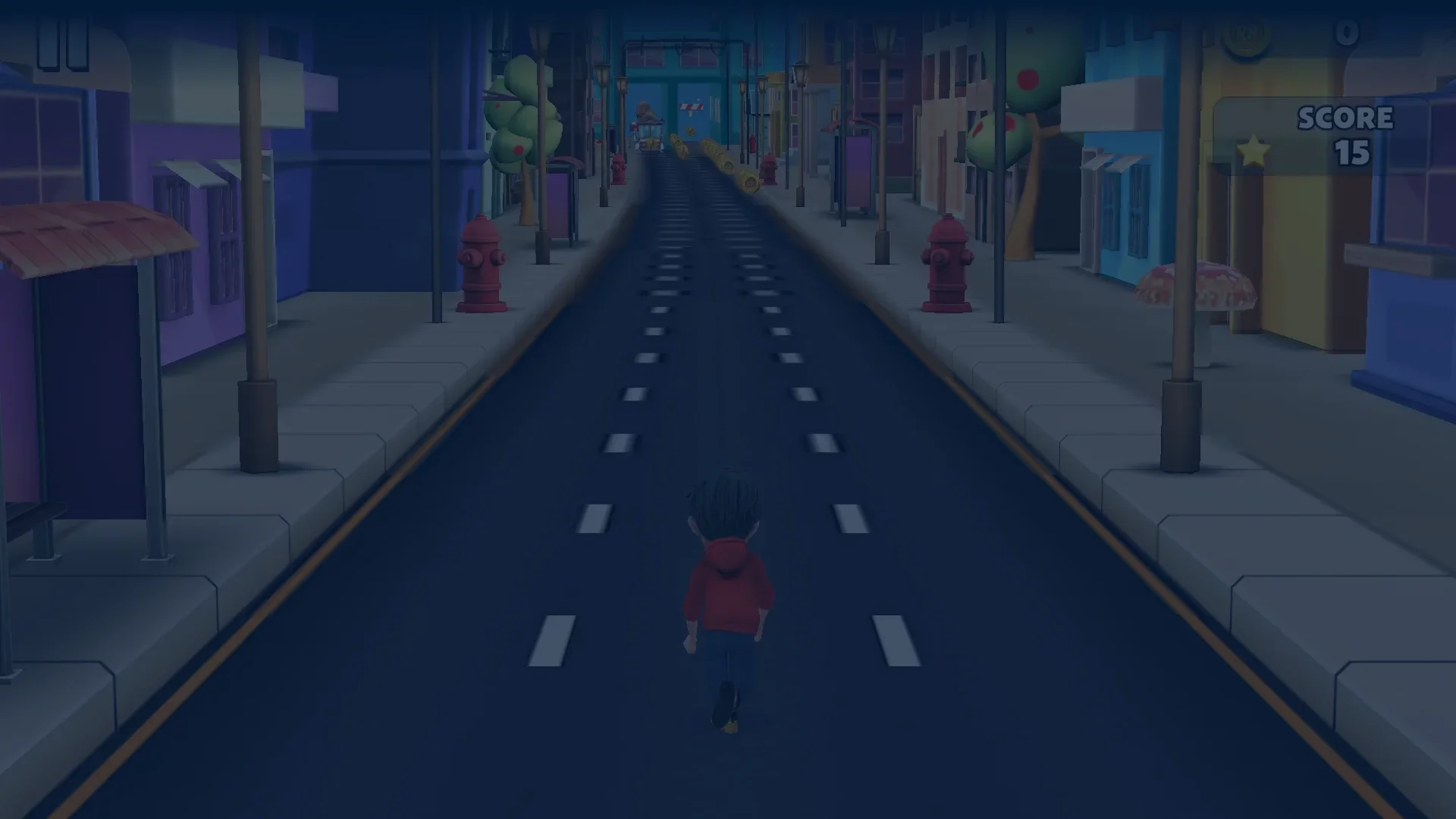 Original Runner Runner city environment artwork